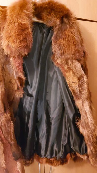 FUTRO damskie NATURALNE z lisa rude stan IDEALNY