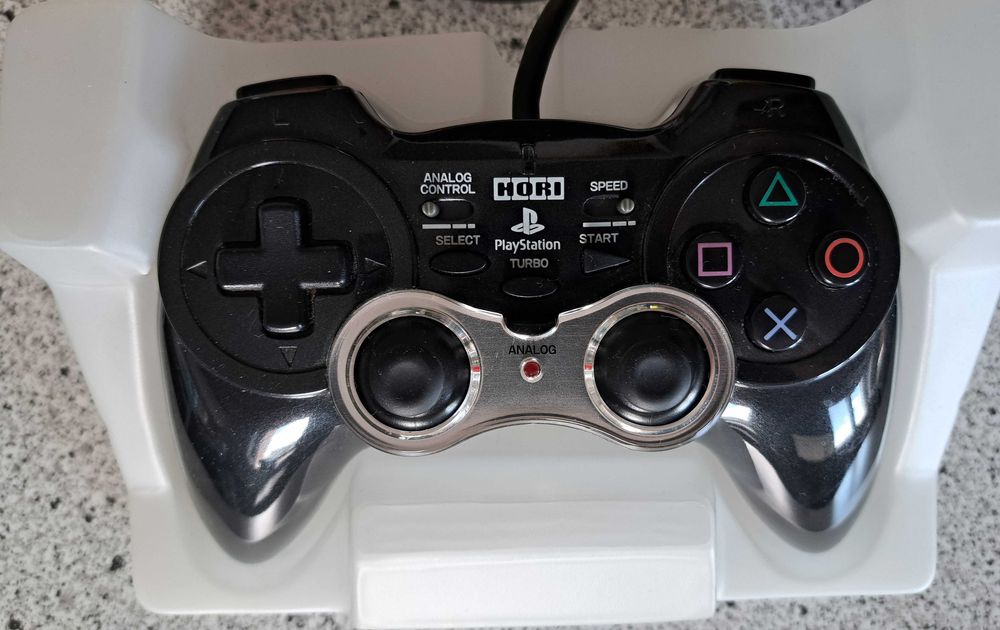 HORI Analog Sindou Pad 2 Turbo, PS2, czarny, licencjonowany, BOX