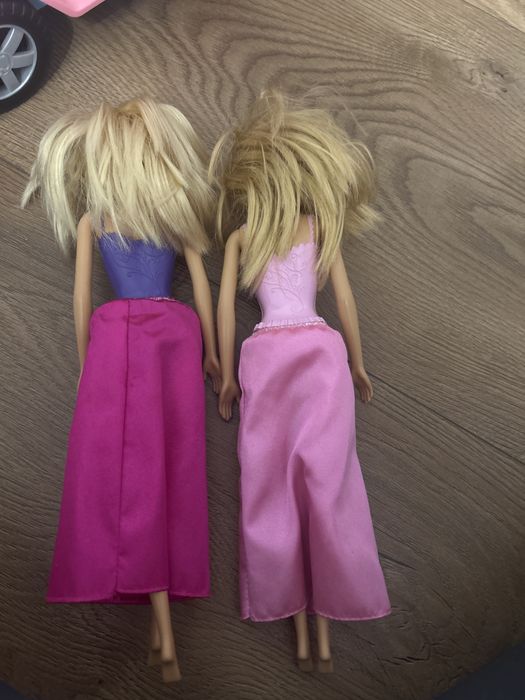 Zestaw barbie księżniczki plus auto jeep barbie