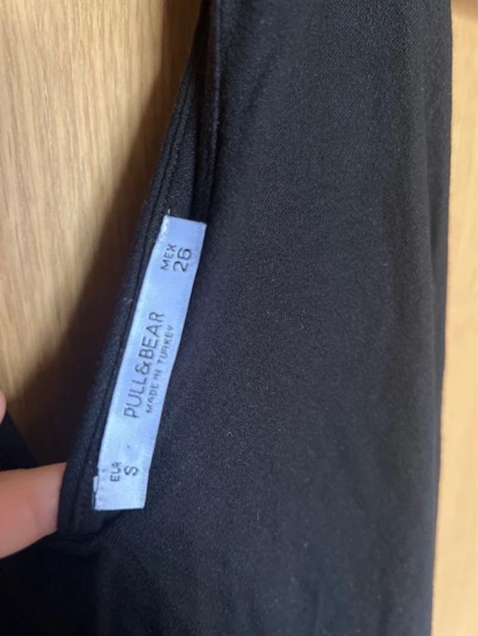Jumpsuit preto Pull&Bear