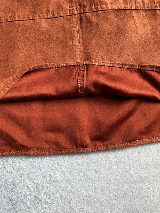 Замшева спідниця