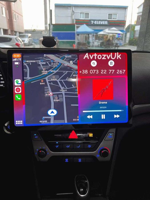 Магнитола ELANTRA Hyundai I10 I20 I30 AVANTE Tesla CarPlay Android 16