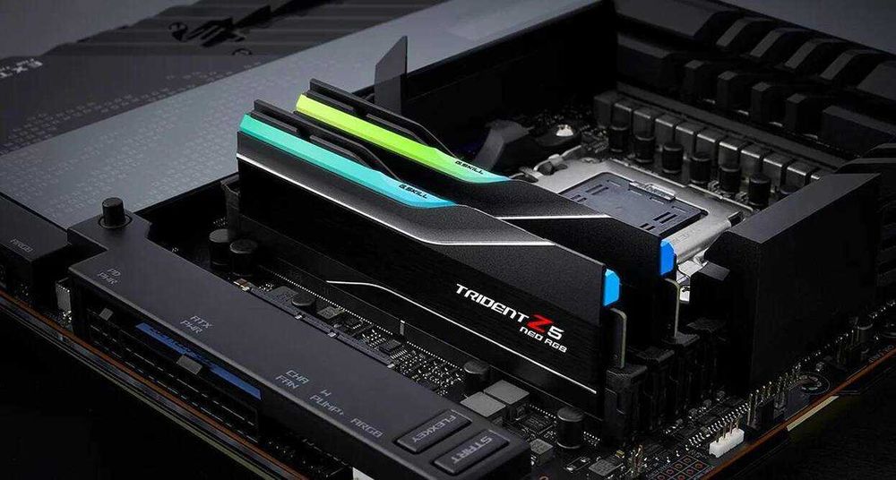G.Skill Kit 32GB (2 x 16GB) DDR5 6400MHz Trident Z5 Neo RGB CL32 Black [AMD EXPO]