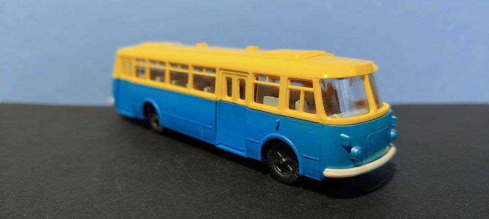 Zabawka PRL Autobus miejski JELCZ MEX 272 ruch 1:72