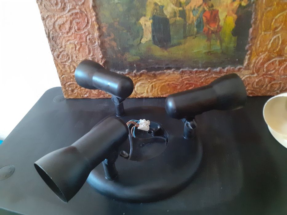 Candeeiro de Tecto aplique Foco SPot direcionável  iluminação vintage