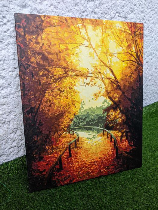 Картина по номерам, готова