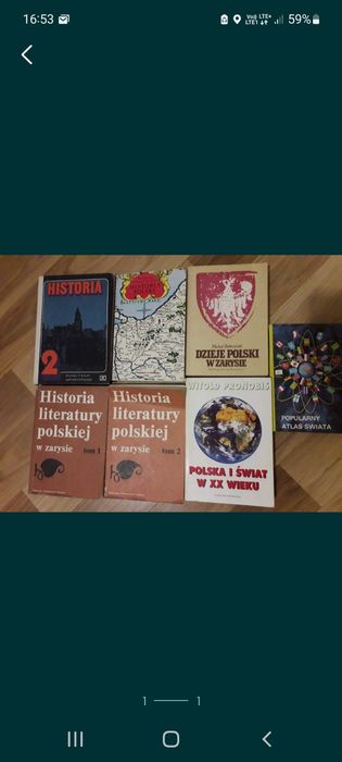 7sz Bobrzyński Pronobis Historia liter.dzieje Polski Atlas Świata w XX