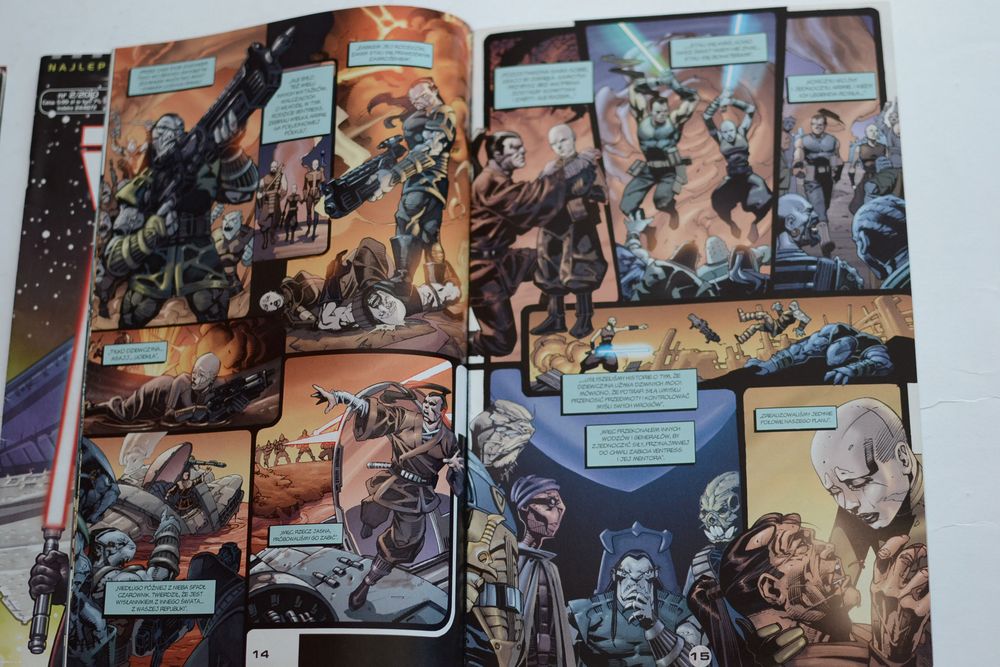 Star Wars Komiks Egmont rok 2010 komplet zestaw