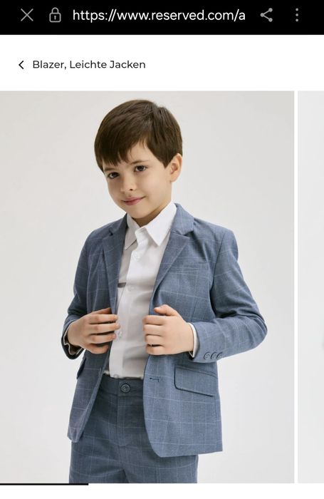 Garnitur  Reserved dla chlopca z koszula  Jankes