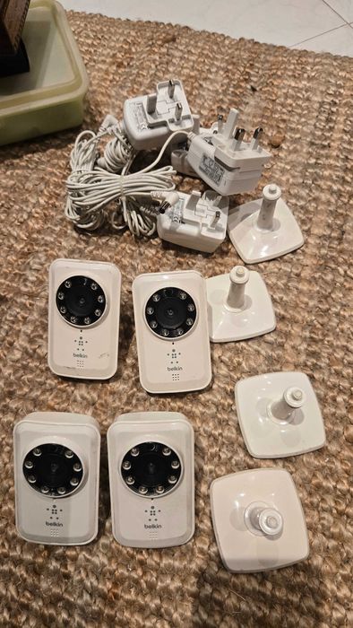 4 câmaras de vigilância Belkin, videovigilância