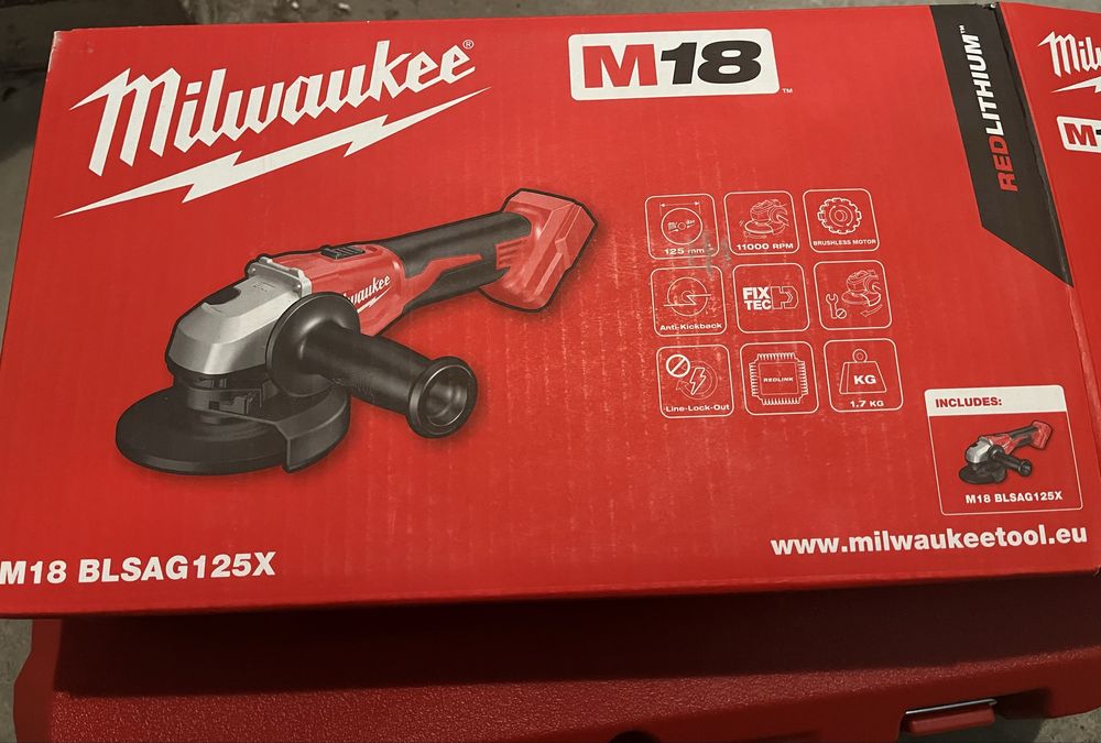 Wkrętarka, impact, szliferka, 2 baterie, ładowarka Milwaukee