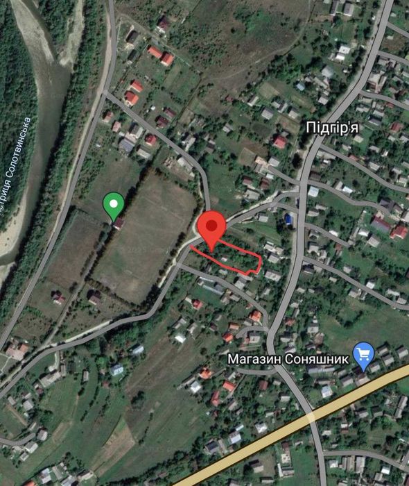 Продаж землі з Будинком в с. Підгіря біля стадіону.