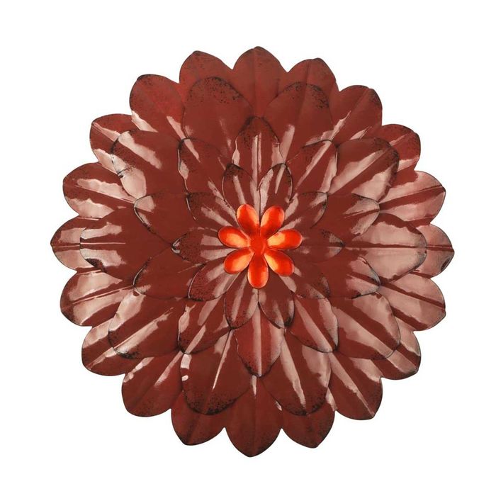 Nowy kwiat 29 cm/dekor /ścienny /na balkon /metal /obraz /kwiaty 1007