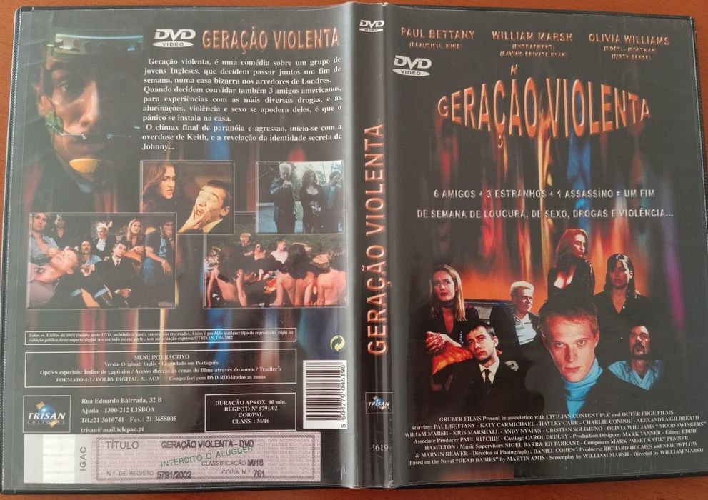 DVD geração violenta