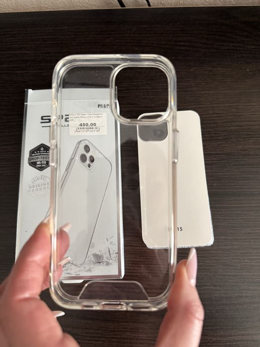 Продам прозорий чохол на iPhone 15
