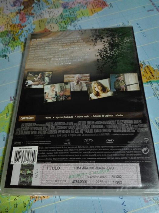 DVD Uma vida inacabada NOVO Jennifer Lopez, Morgan Freeman