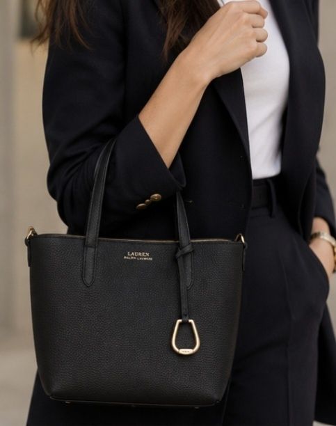 torebka Lauren Ralph Lauren Vegan Mini Tote