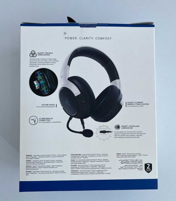 PS5 | Razer Kaira X Headset auscultadores phones Playstation | SELADO