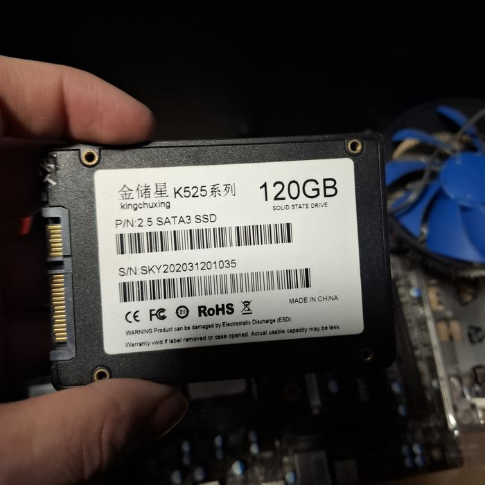 комплект материнская плата + ссд + процессор кулер