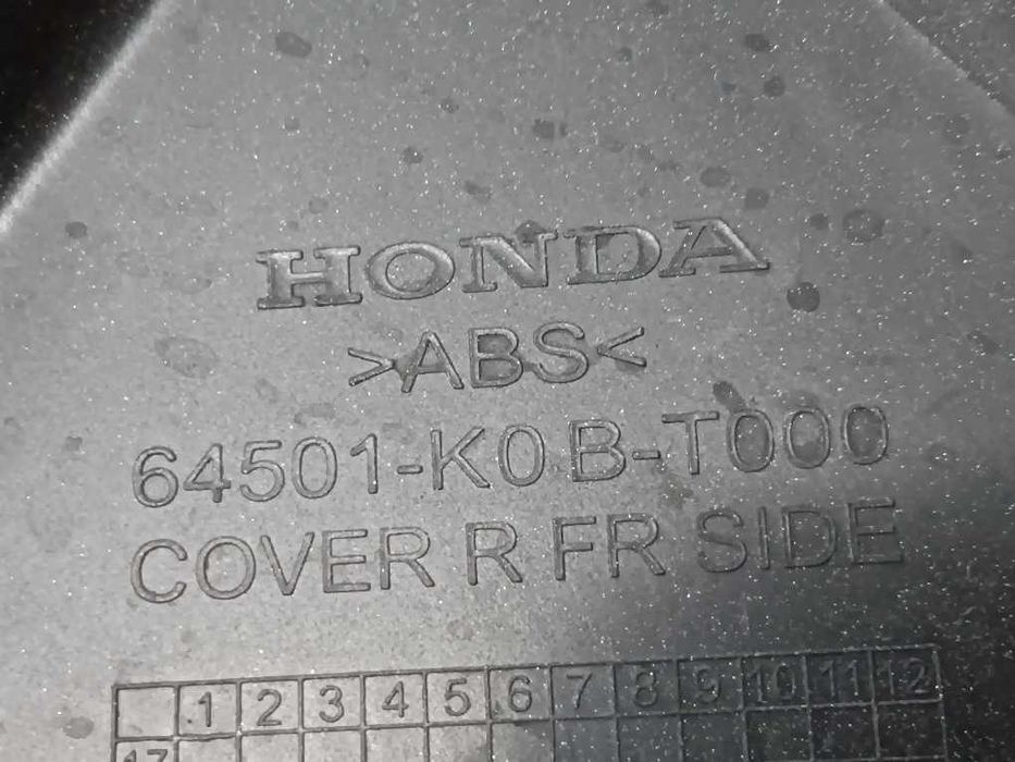Carenagem frontal direita Honda NSS125 / 300 Forza versão 2018 a 2020