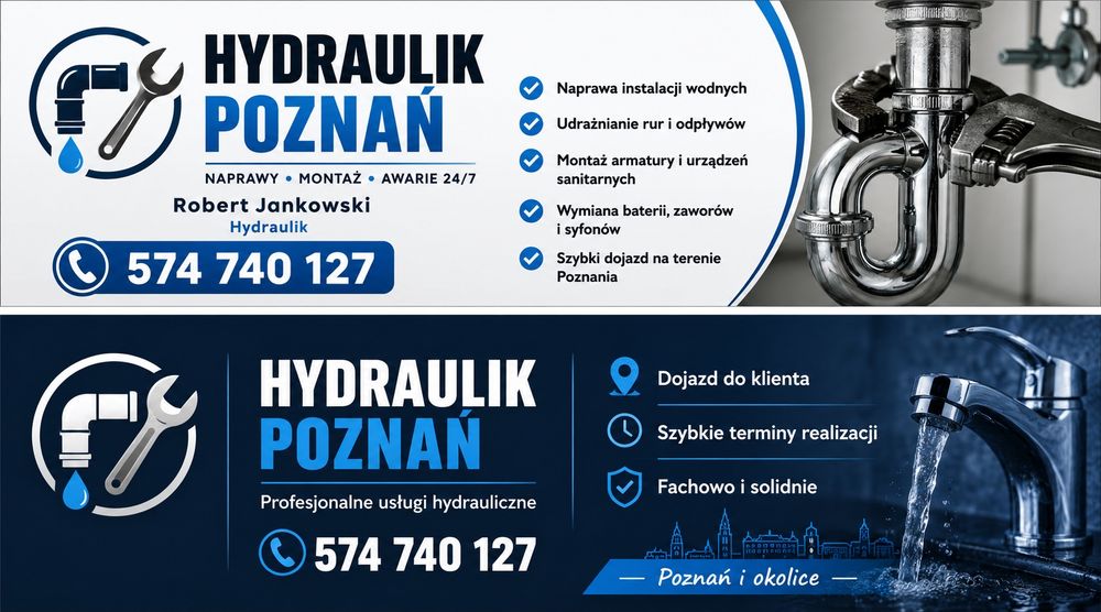 Hydraulik Poznań i okolice
