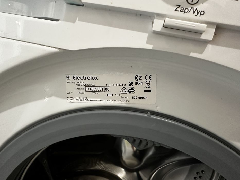 Пральна машинка Electrolux