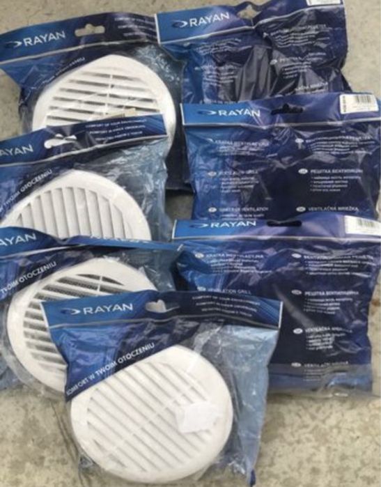 Kratka z siatką skos - okrągła śr. 125 RADWAN