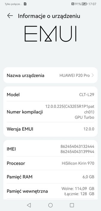Huawei P20 Pro 6/128GB Dark Blue