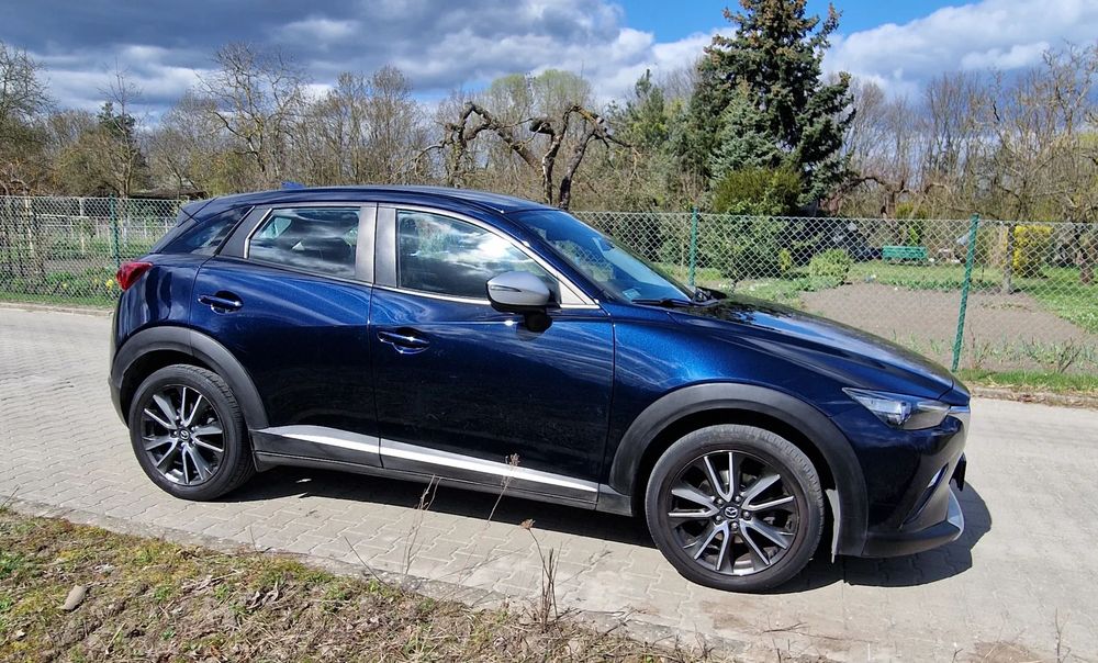 Mazda CX-3 Auto z polskiego salonu, bezwypadkowy oryginalny lakier