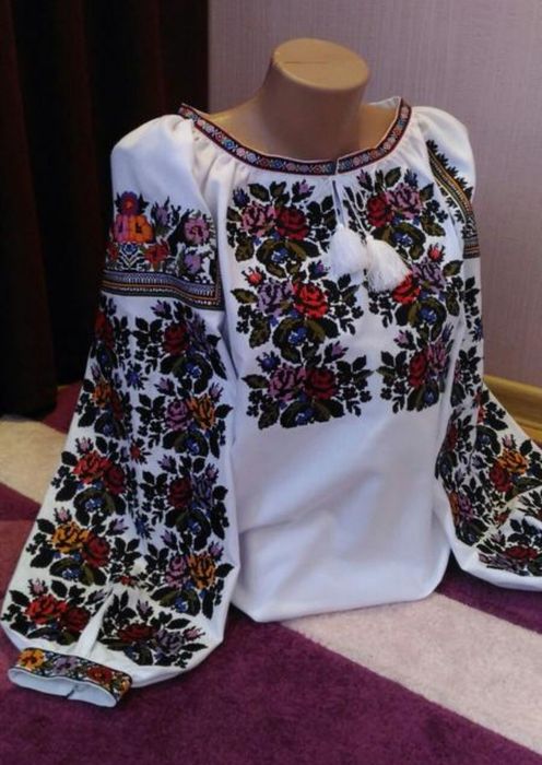 Жіноча вишиванка"Борщівська квітуча"