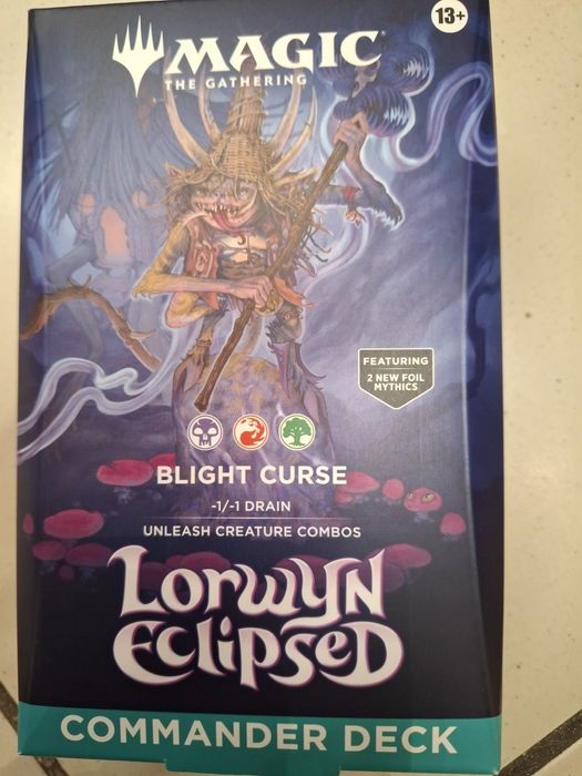 Blight Curse Commander Deck Lorwyn Eclipsed MTG