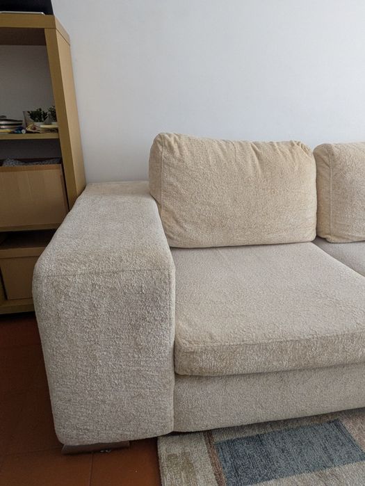Sofa grande com chaise long