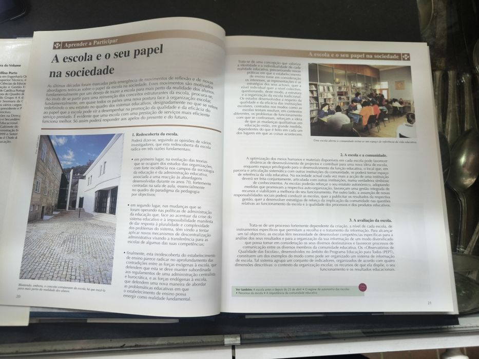 Enciclopédia dos pais educar hoje
Aprender a participar de Direcção do