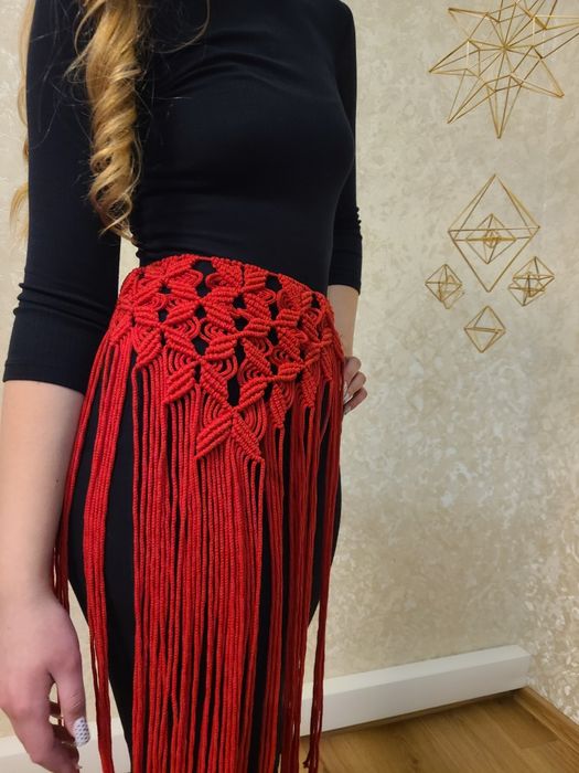 Брошка серце макраме/пояс припинда/ пташка / аксесуари