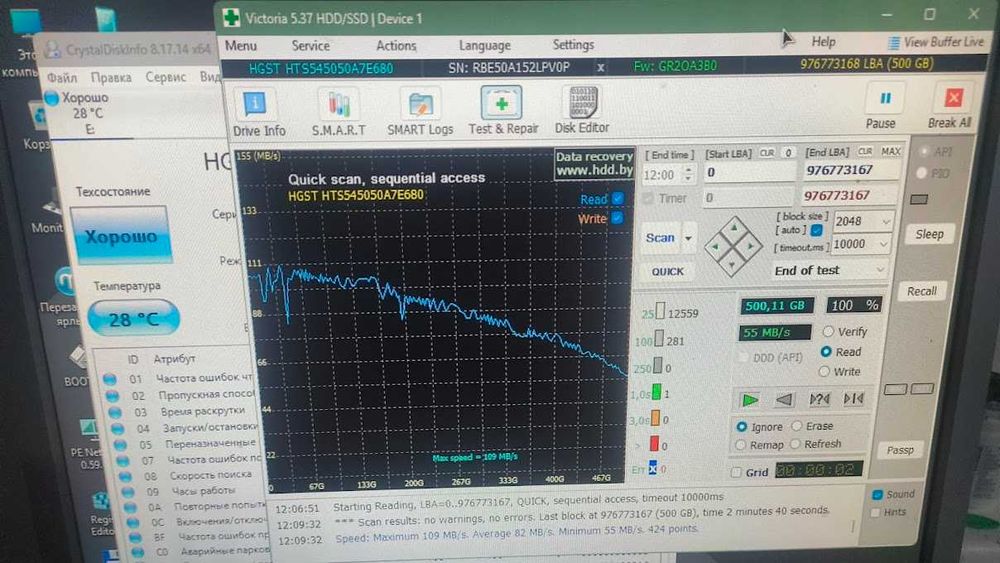 Новий Зовнішній Жорсткий диск 500ГБ