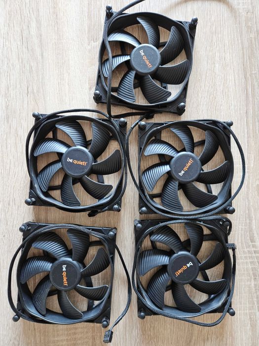 Silent Wings 3 140 mm PWM | Wentylatory do komputera | 5 sztuk