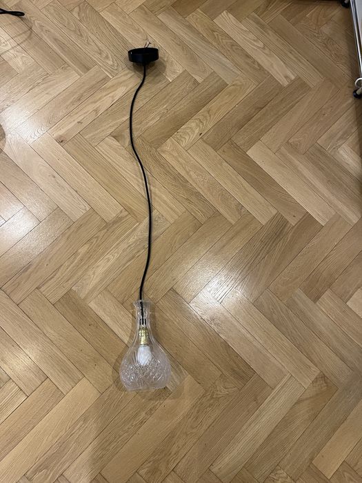 Lampy wiszące szklane 2 szt