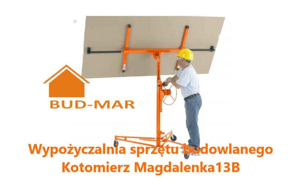 Wynajmę Podnośnik do płyt G K gipsowa kartonowych regipsów  rygipsów