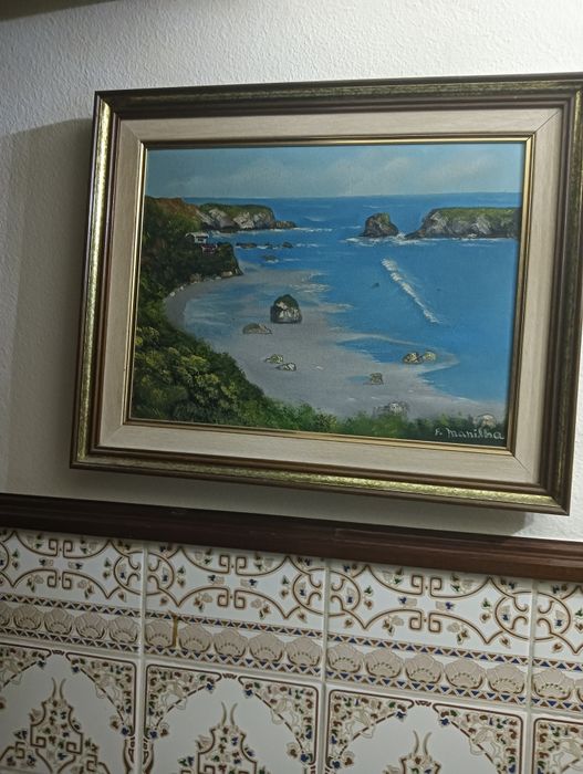 Vendo quadro em tela pintada á mão em óleo
