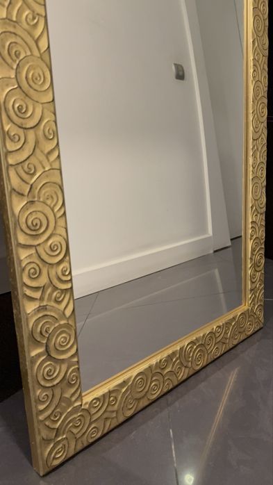 Espelho dourado como novo