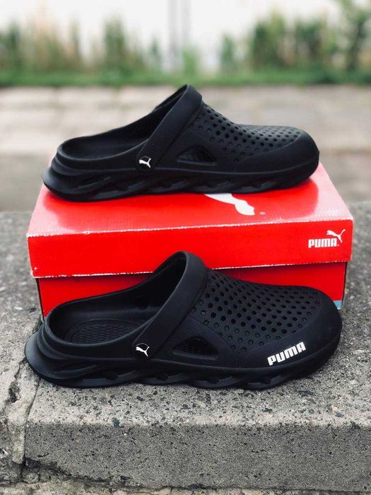 Кроксы Puma Agua cat мужские повседневные. Шлепанцы Пума мужские Хит! летние тапочки для улицы мягкие шлепанцы мужские Новинка лето 2026 сланцы Пума
