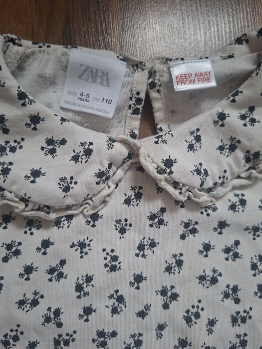 Bluzka zara  i leginsy r.110 dla dziewczynki