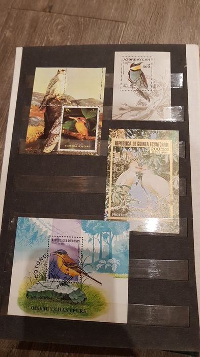 Znaczki Pocztowe cały świat głównie ptaki