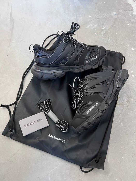 Женские кроссовки Balenciaga Track Black Luxe. 36-41