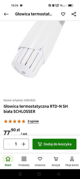 Głowica termostatyczna