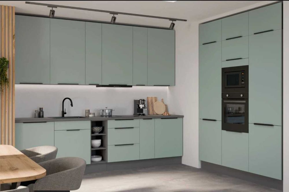 Zestaw mebli kuchennych AGA, niepalcujące fronty, szafki na sztuki !!!