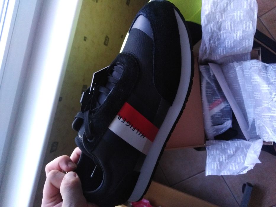Sneakersy Tommy Hilfiger 44 czarne/nowe/oryginalne/Gomez/karton