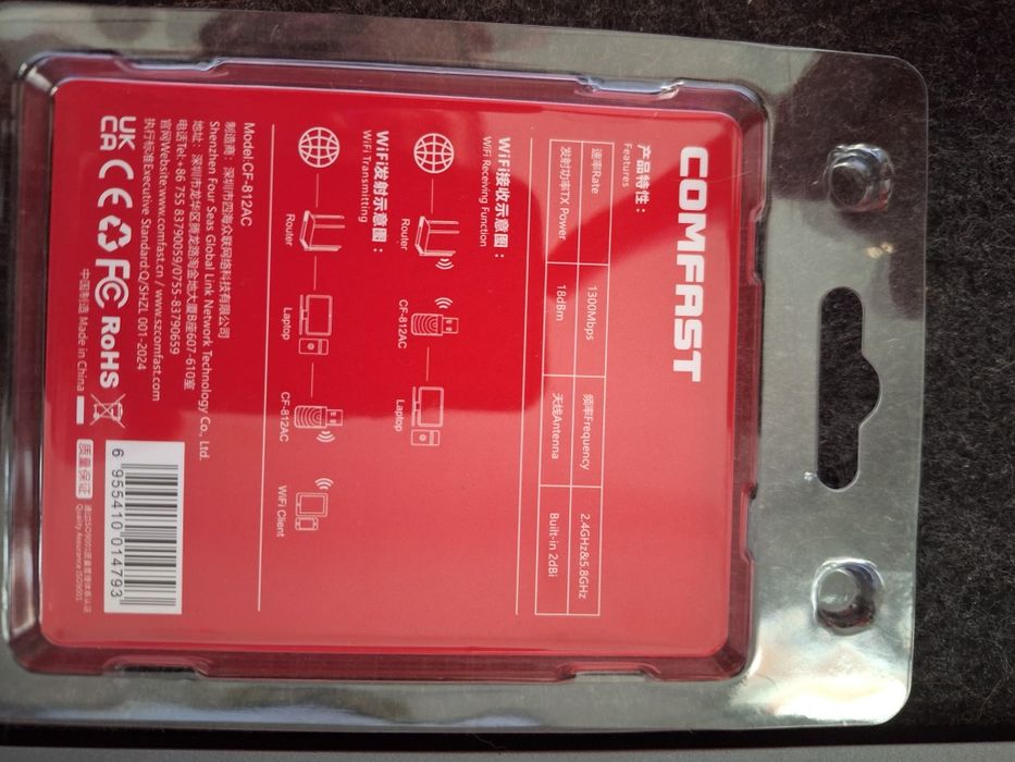 Adaptador WIFI Comfast