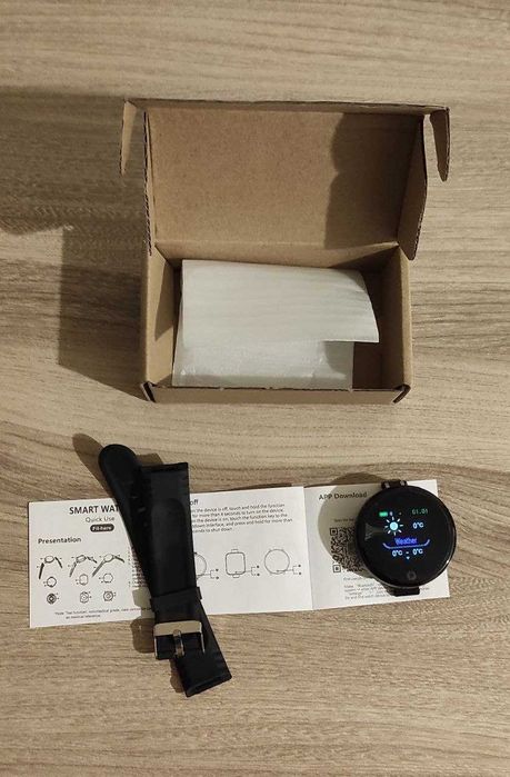 Zegarek Smart e Watch czarny