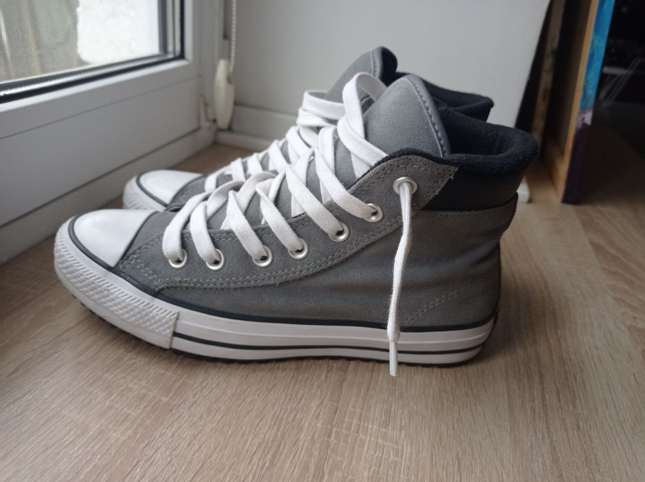 Converse 39р 24,5 см кеди сірі